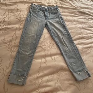 Joe’s Jeans Midrise Straight Cropped Cuffed Jeans